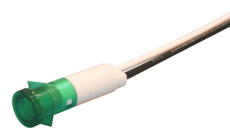 SWITCHTRONIX - Lumière LED Ø10,5mm - 230V - Vert - Perceuse Ø9 mm