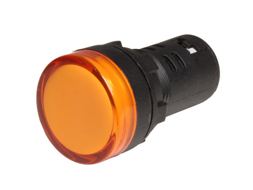 SWITCHTRONIX - LED Pilot Light 22 mm 12 V Amber - IIH140A