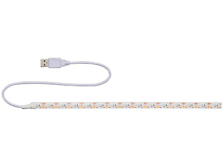 Gembird Strip Led - Bande LED 30 cm avec USB - Blanc Chaud 3200 K