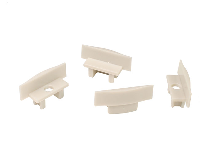 Aluminum Profile for LED Strip - Recessed - Semi-Matte Cover - 2 m