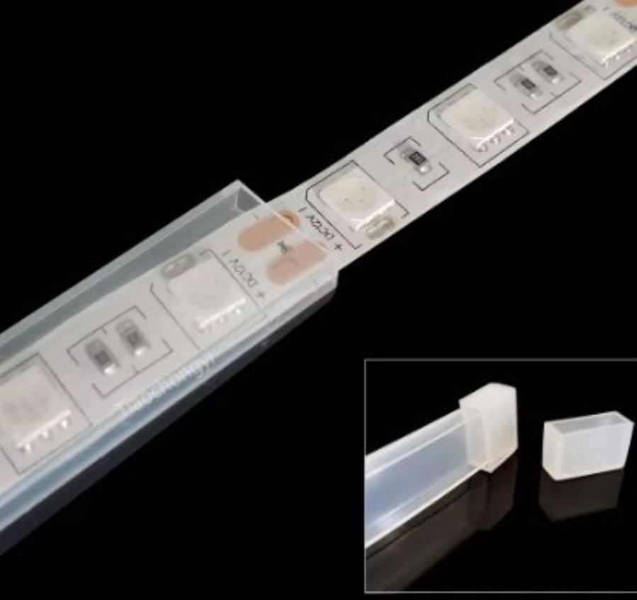 Funda Silicona para Tira de LED - 10 mm x 10 m