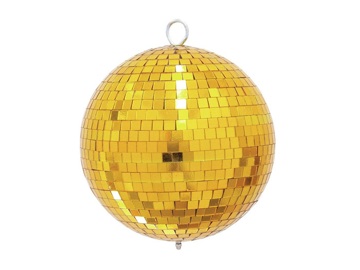 20 cm Mirror Ball - Golden