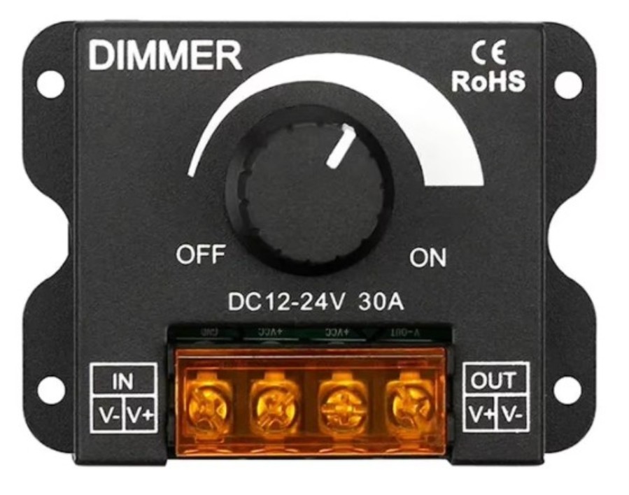 Dimmer LED PWM de 12V a 24 Vcc - 30 A