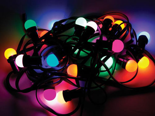 Festive String Lights For Outdoor Use 20 Coloured Bulbs Xmpl10rgb Festive String Lights For Outdoor Use, Outdoor Coloured String Lights
