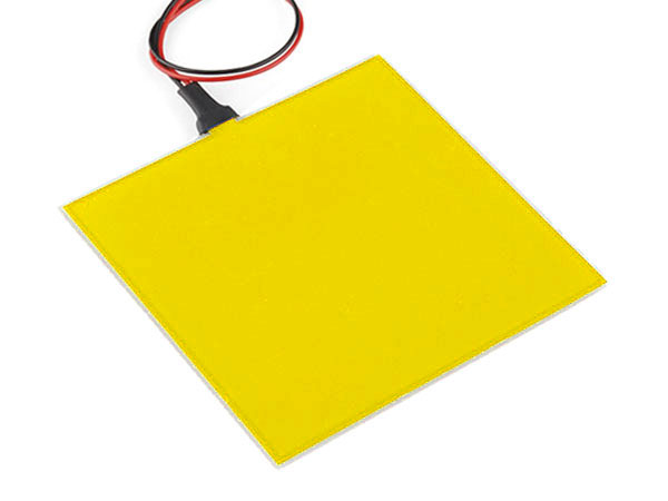 Panel Electroluminescente 10 x 10 cm - Amarillo