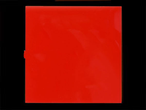Painel eletroluminescente 10 x 10 cm - Vermelho