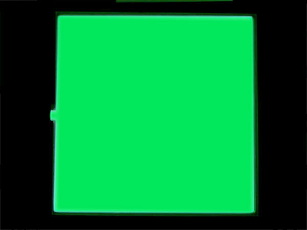 ElectroLuminescent Panel 10 x 10 cm - Green