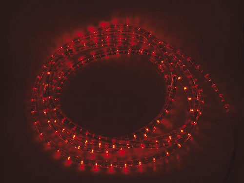 Mangueira Luminosa LEDs Vermelha - 5 m com Conexão - RLL15R