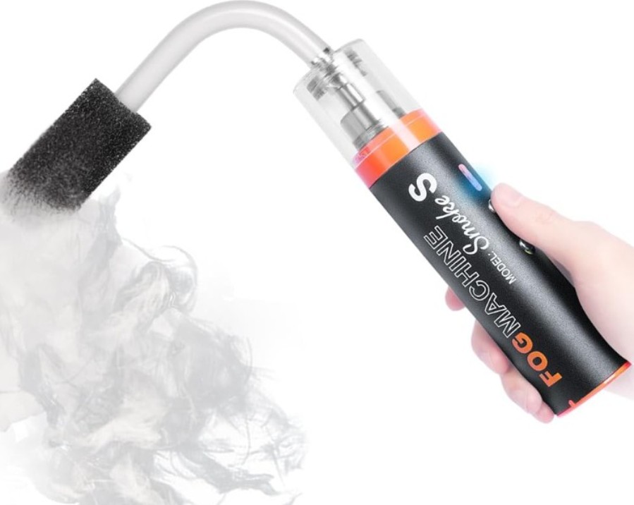LENSGO Smoke S - Nebulizador de humo portátil de mano con control remoto - 30 W