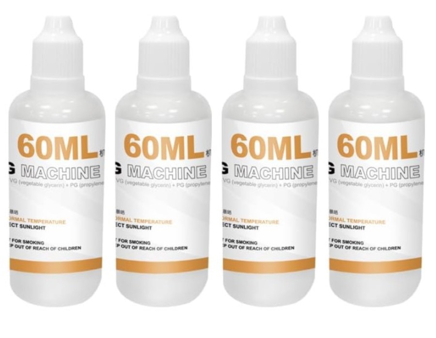 LENSGO 60 mL Fluid - Líquido para máquina de humo portátil - 4 x 60 mL