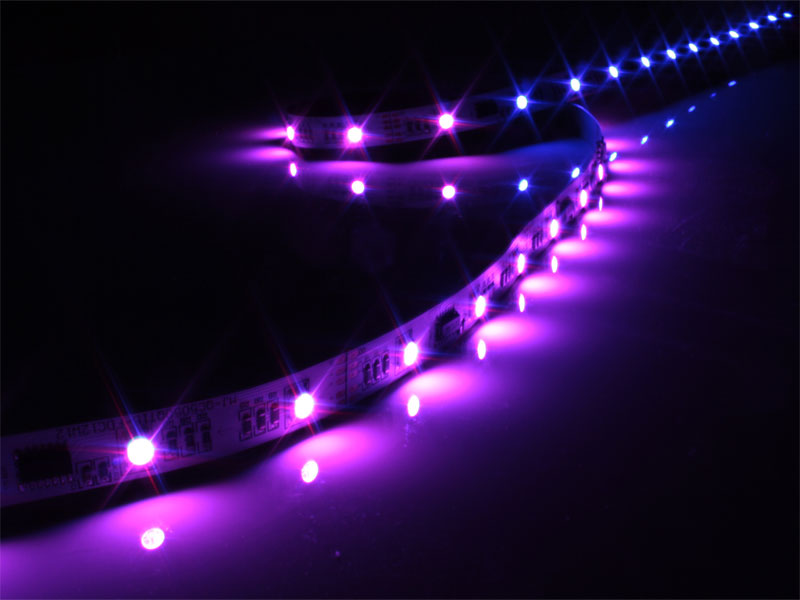 Epistar TM1809 - Tira de LED RGB MAGIC - IP20 - 30 LEDs por Metro - SMD5050 - 1 m