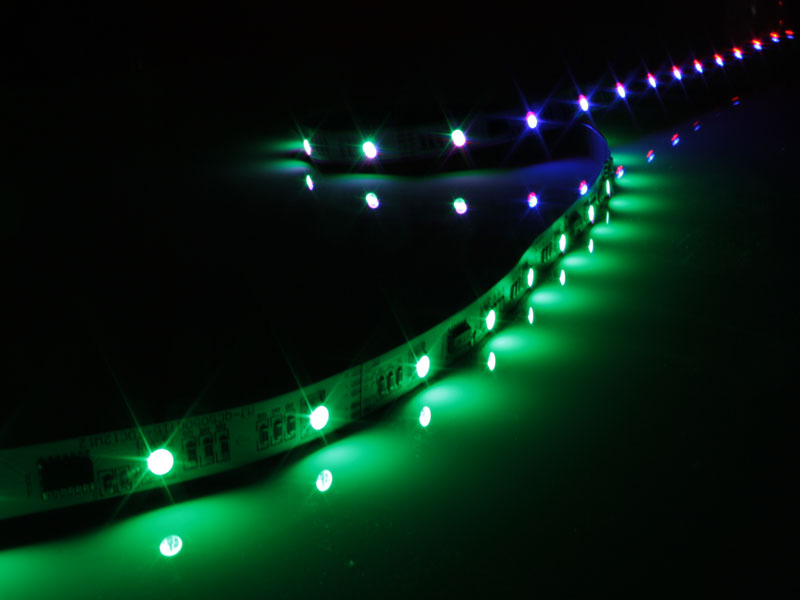 Epistar TM1809 - Tira de LED RGB MAGIC - IP20 - 30 LEDs por Metro - SMD5050 - 1 m