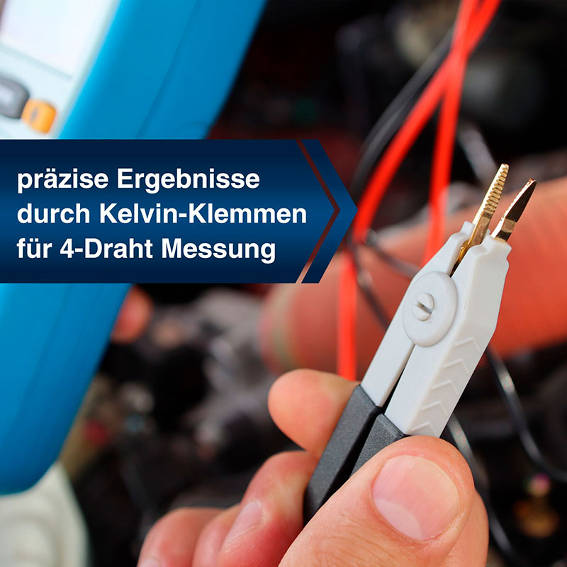 PeakTech P2705 - Milliohmmètre numérique, 4000 points, 400 mΩ/4/40/Ω
