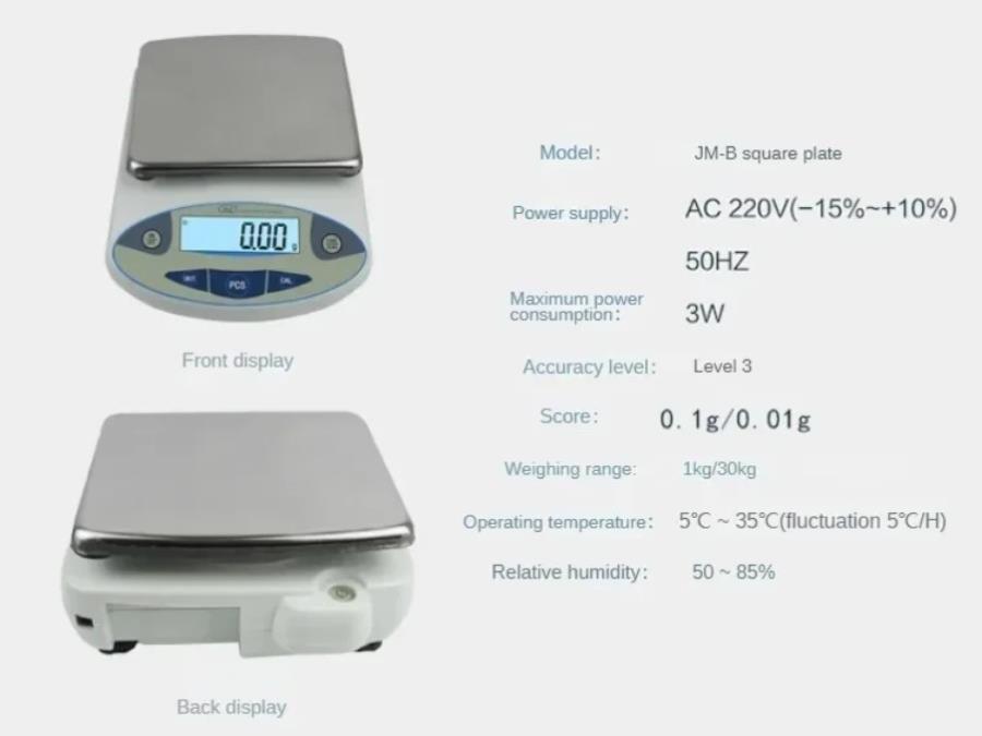 Balanza en miniatura 5 Kg - 0,01 g - Báscula de precisión