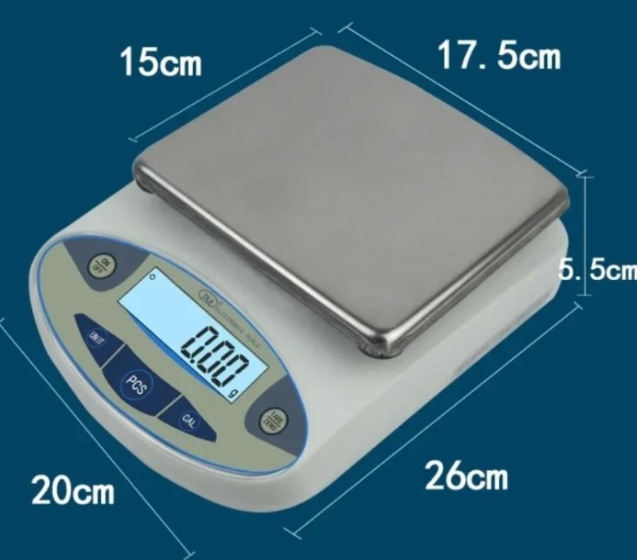 Balanza en miniatura 5 Kg - 0,01 g - Báscula de precisión