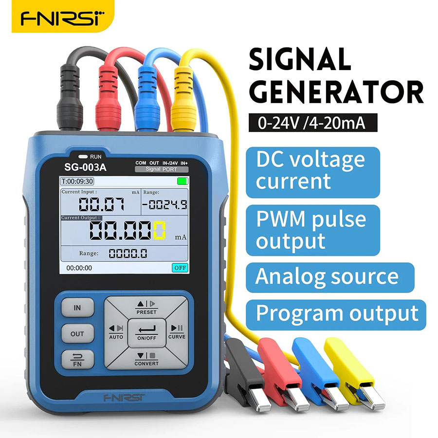 FNIRSi SG-003A - Calibrateur de processus - Générateur de Signaux pour l&aposÉtalonnage de Tension et de Courant