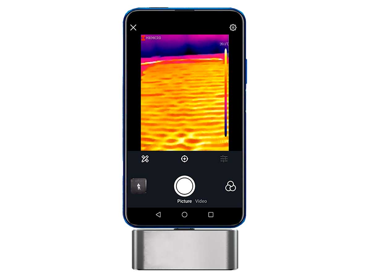 HIKMICRO MINI1 - Caméra thermographique pour Smartphone - 160 x 120 (19200 pixels) ; - 20º ..350ºC - HM-TJ11-3AMF-Mini1