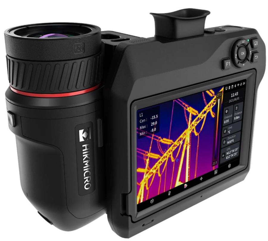 Hikmicro SP60H-L25 + HM-SP605-LENS - Caméra thermographique - 640 x 480 (307.200 pixels) ; -40°C..2200°C + Objectif