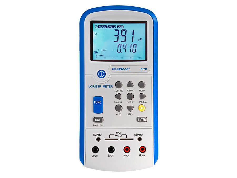 PeakTech P 2170 - Compteur LCR-/ESR, 100 Hz - 100 kHz, USB