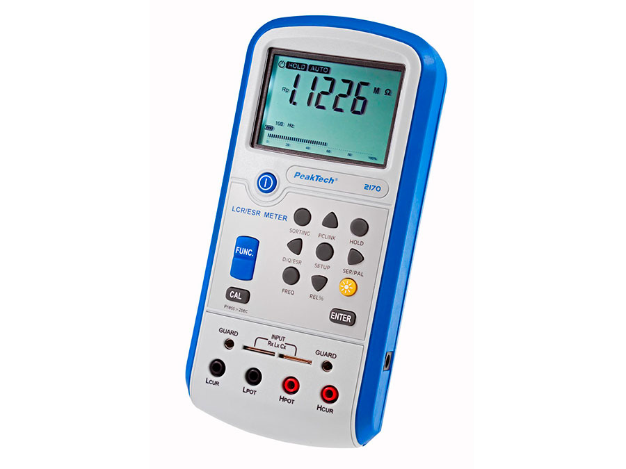 PeakTech P 2170 - LCR-/ESR Meter, 100Hz - 100kHz, USB