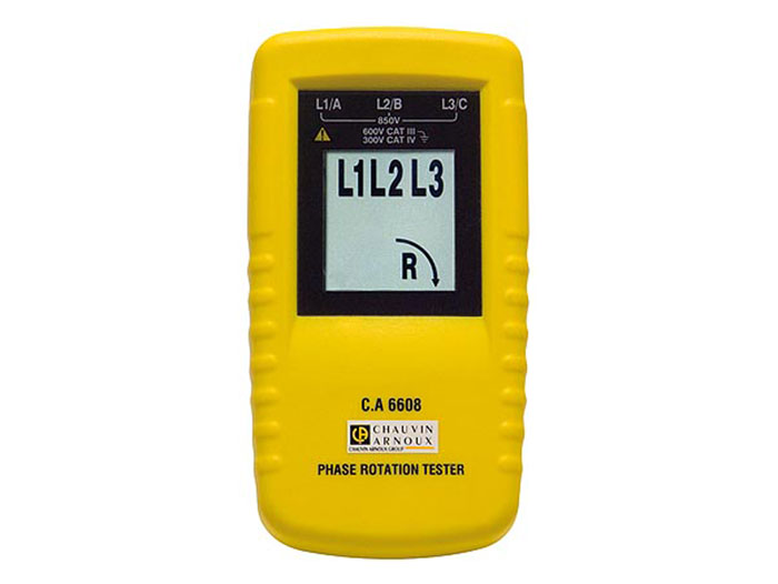 Chauvin Arnoux C.A 6608 - Phase Rotation Tester - P01191304