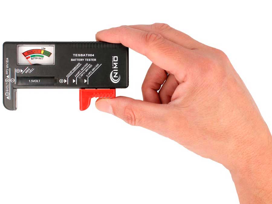 Testeur de batterie 1.5V - 9V