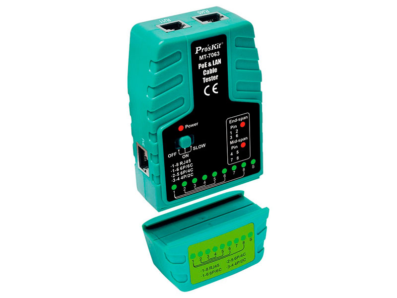 ProsKit - Data Wiring Tester with PoE  - MT-7063