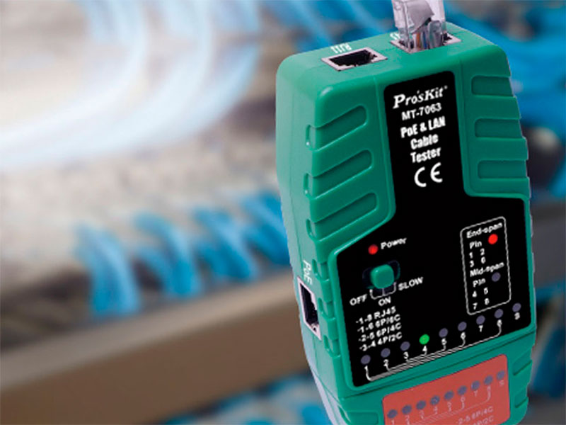 ProsKit - Data Wiring Tester with PoE  - MT-7063