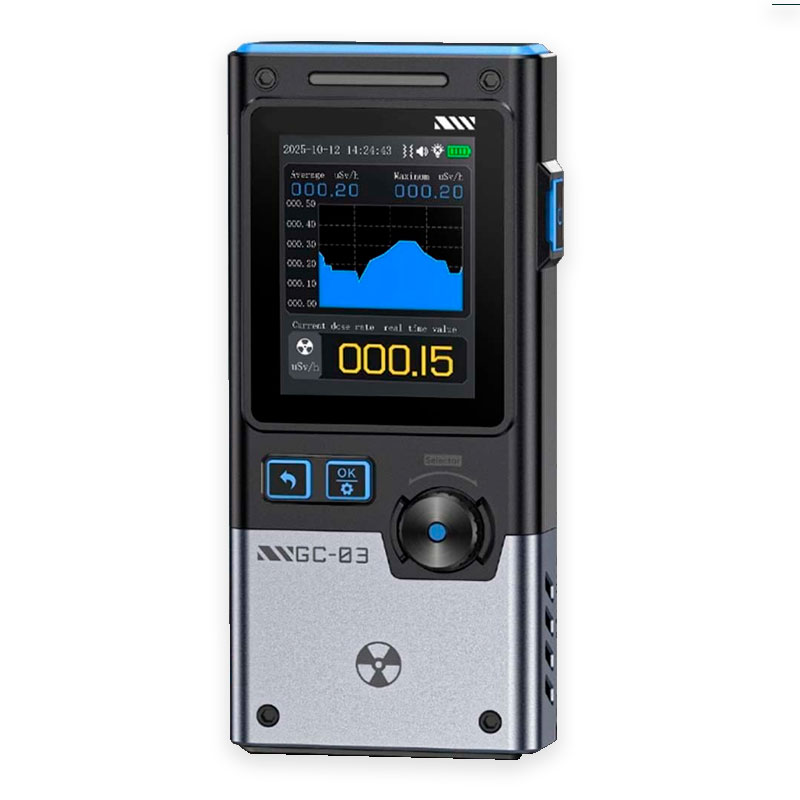 FNIRSi GC-03 - Détecteur de rayonnement nucléaire et électromagnétique avec compteur Geiger - Noir