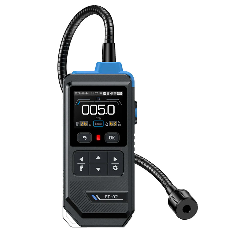 FNIRSi GD-02 - Portable combustible-gas detector with flexible probe for methane, propane and isobutane