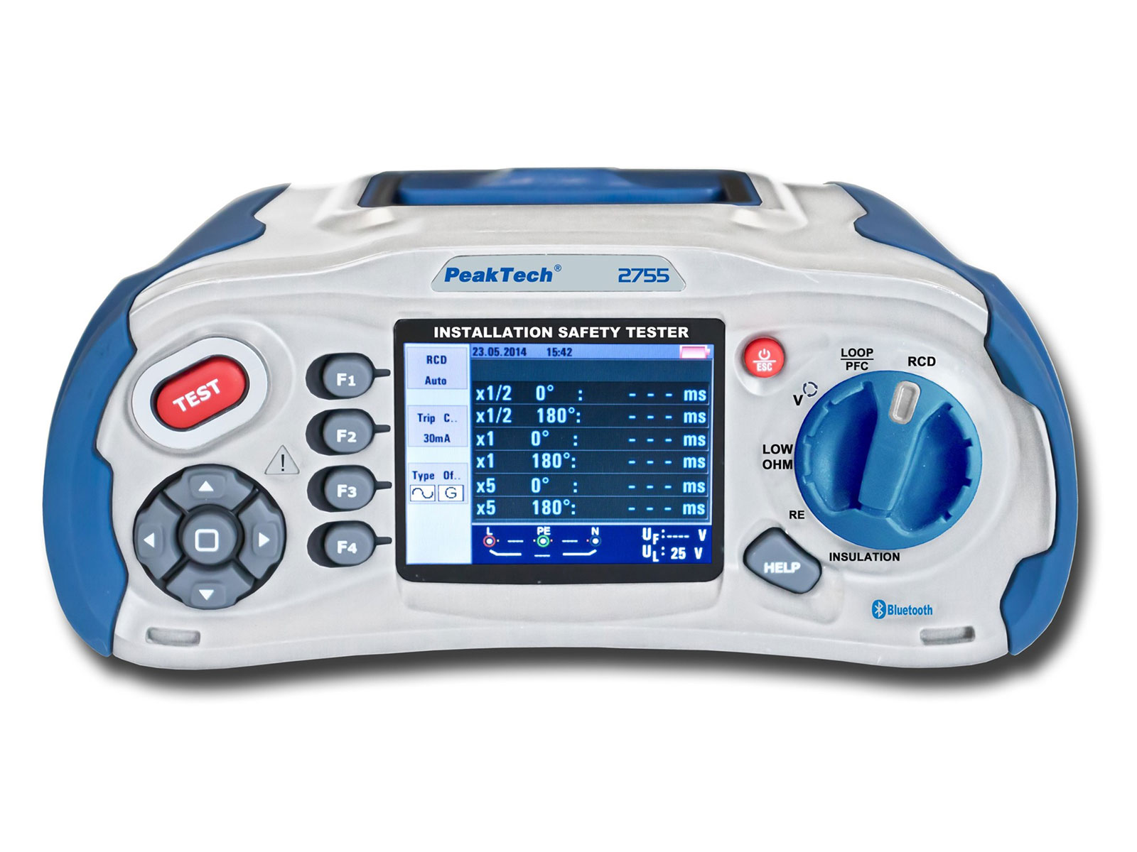 PeakTech P 2755 - Verificador Instalações Elétricas REBT