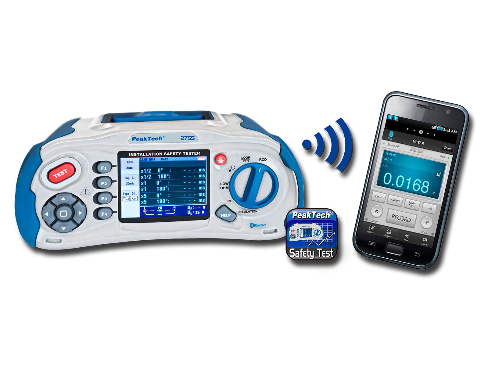 PeakTech P 2755 - Low Voltage Electrical Network Tester
