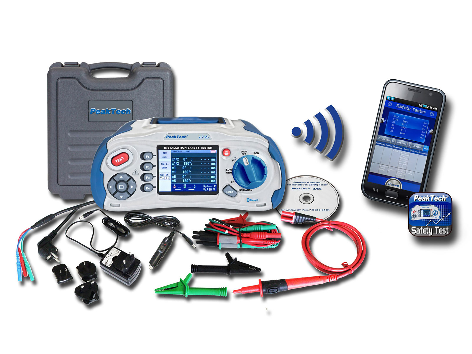 PeakTech P 2755 - Low Voltage Electrical Network Tester