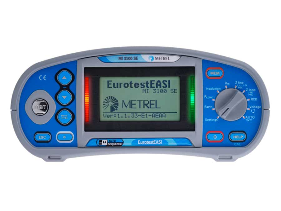 METREL MI 3100 SE EurotestEASI - Verificador Instalações Elétricas REBT