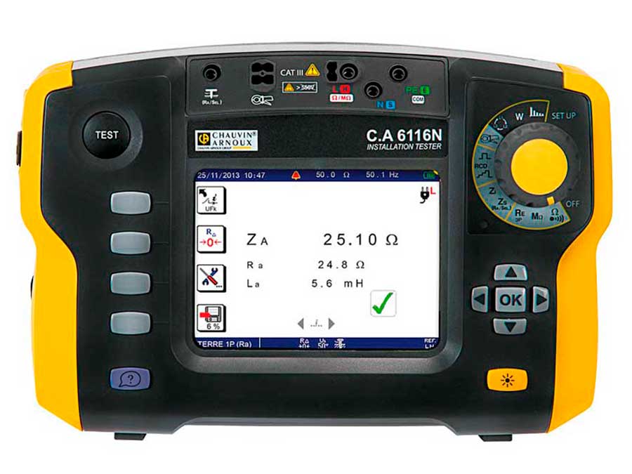 Chauvin Arnoux C.A 6116N - Verificador Instalações Elétricas REBT - P01145455