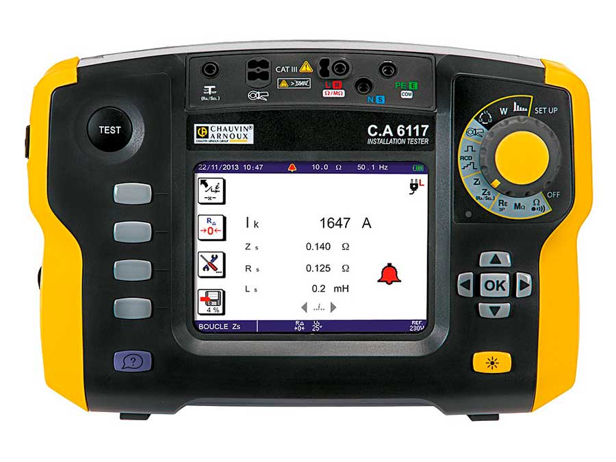 Chauvin Arnoux C.A 6117 - Comprobador Instalaciones Eléctricas REBT - P01145460