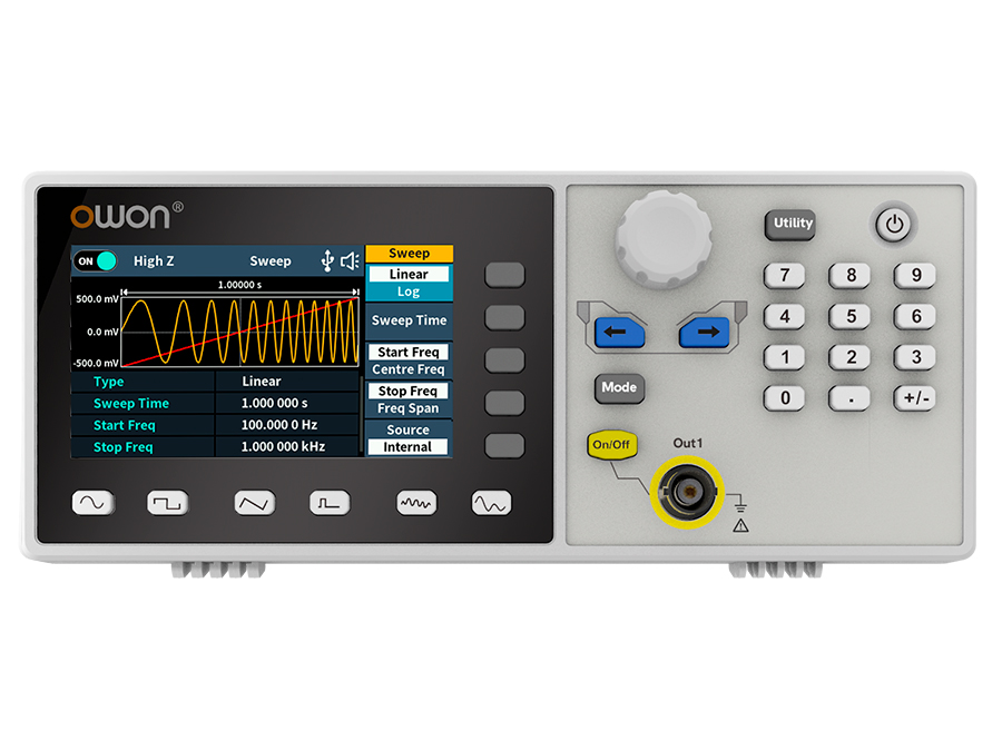Owon DGE1030 - 1-Channel 30MHz Arbitrary Waveform Generator