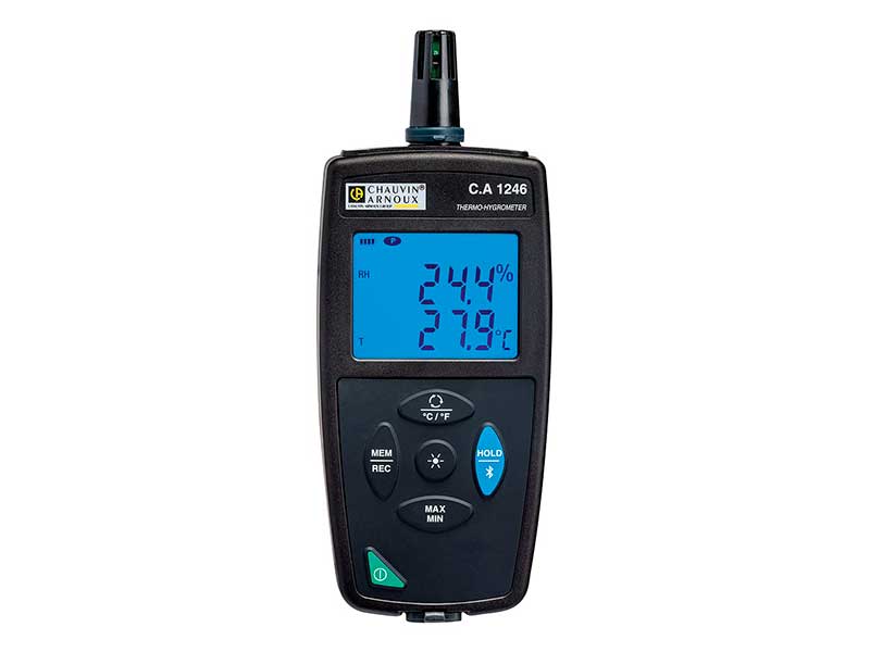 Chauvin Arnoux CA1246 - Termohigrómetro Digital con Registrador (Data Logger) - P01654246