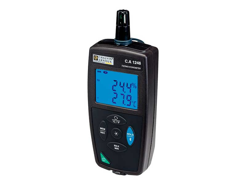 Chauvin Arnoux CA1246 - Termohigrômetro Digital com Registrador (Data Logger) - P01654246