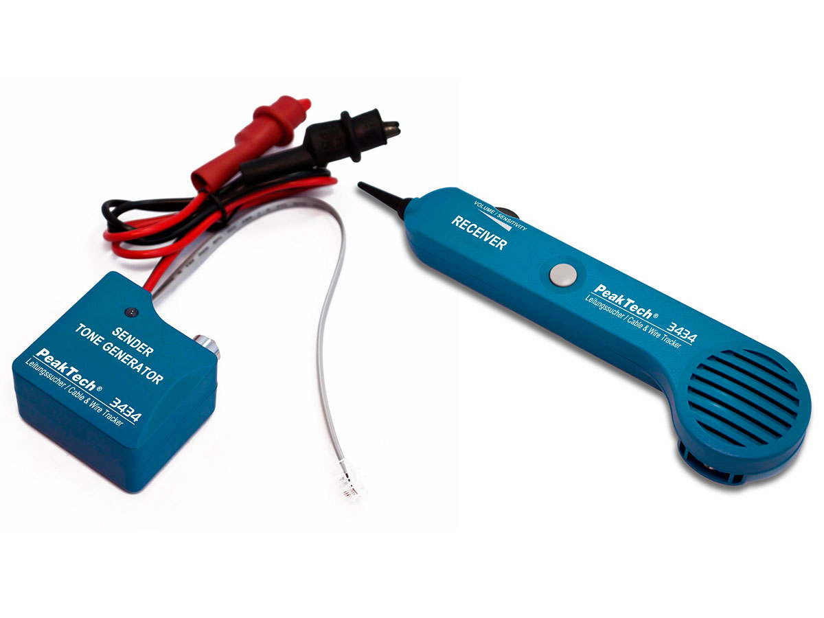 PeakTech P 3434 - Localisateur de Câbles Téléphone