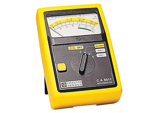 Chauvin Arnoux C.A 6511 - Medidor de Aislamiento Analógico - P01140201