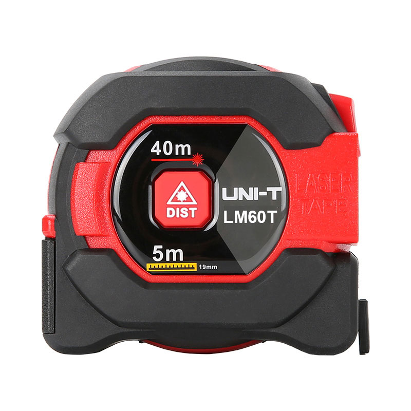 UNI-T LM60T - Mètre Ruban Laser 2-en-1 – Télémètre 60 m + Ruban 5 m