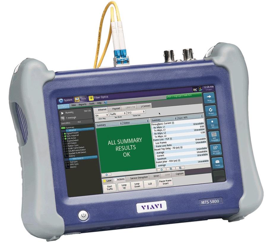 Viavi MTSP822-PDH-10G-DL-NOPT WITH 1/10GE E1 - Compteur de Réseau Portable