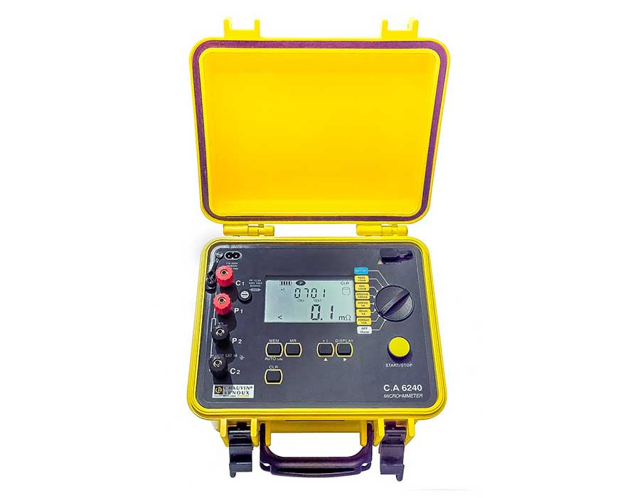Chauvin Arnoux C.A 6240 - Micróhmetro - P01143200