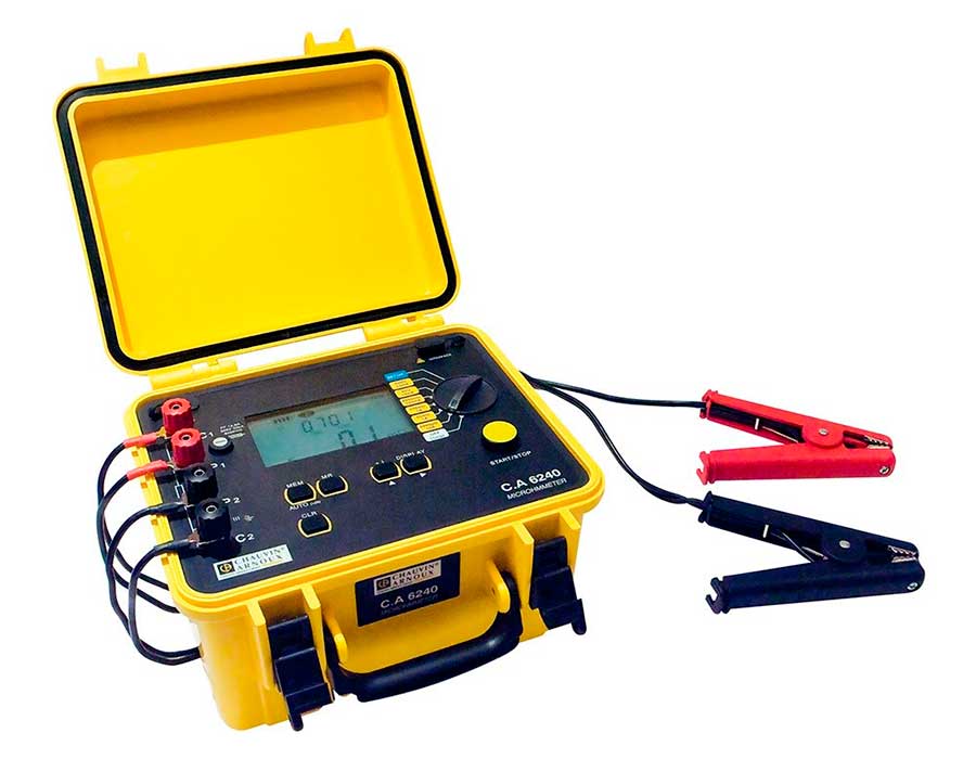 Chauvin Arnoux C.A 6240 - Micróhmetro - P01143200