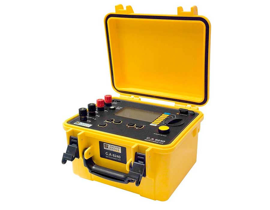 Chauvin Arnoux C.A 6240 - Micróhmetro - P01143200