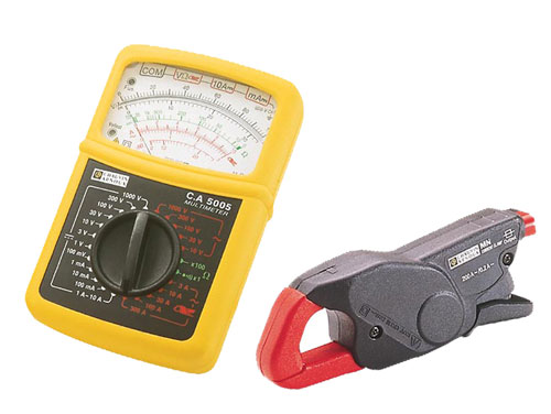 Chauvin Arnoux C.A 5005 - Analog Multimeter with MN89 Clamp - P01196523E