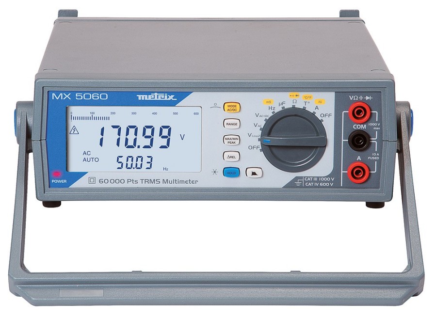 Metrix MX5060 - Multímetro digital de sobremesa - TRMS AC+DC 1000 V CAT III