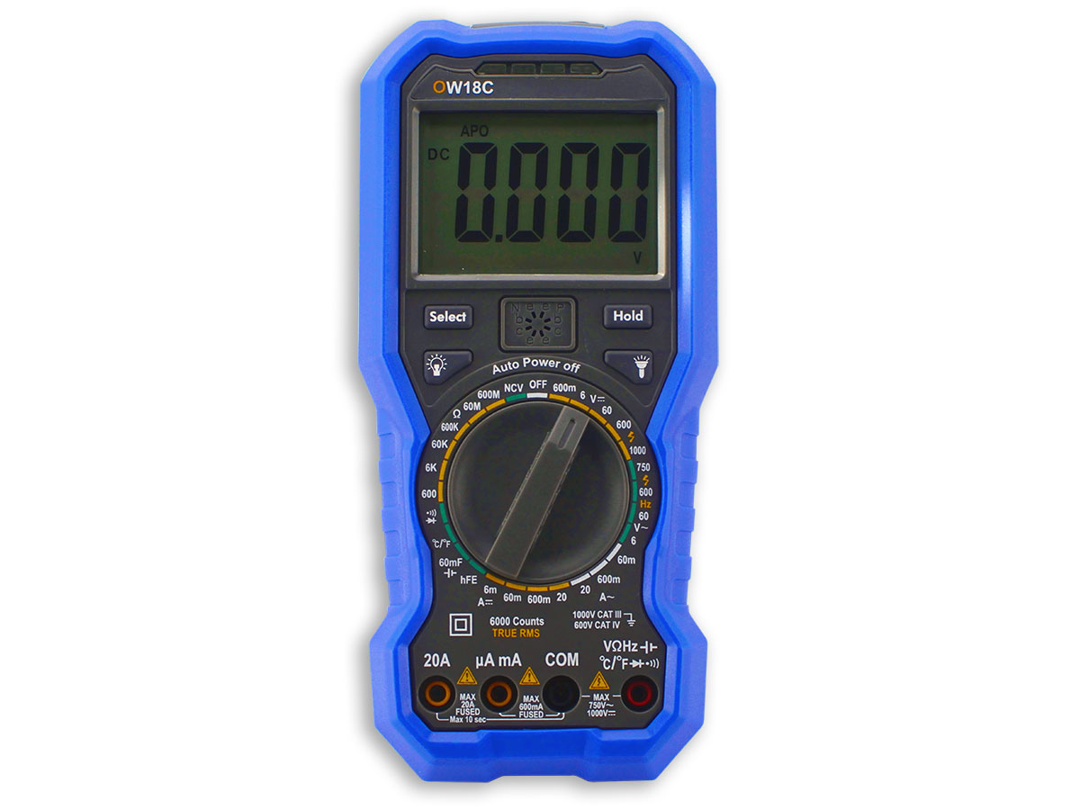 Owon OW18C - Multimètre numérique True-RMS 6000 points