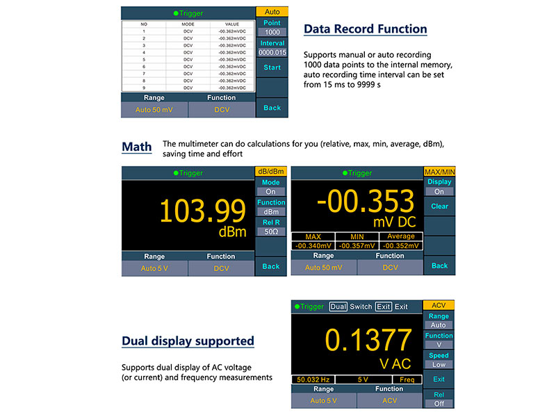 Owon XDM1041 - Multímetro Digital Sobremesa - Datalogger - True Rms